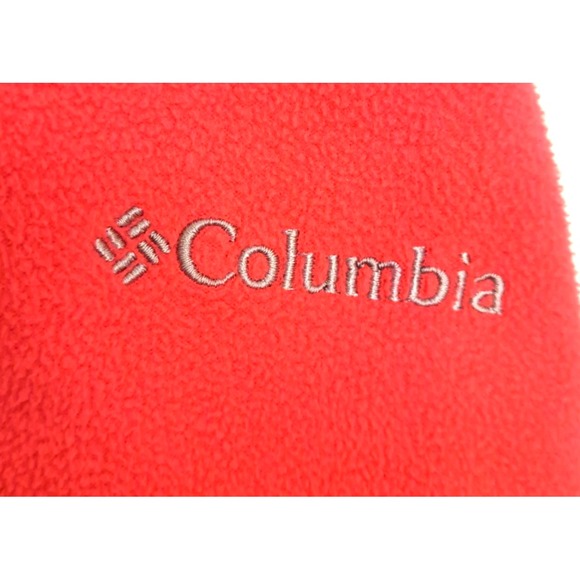 Columbia Fleece Jacket Women's M Fitted Full Zip Long Sleeve Pink  Gorp Trail - Picture 3 of 9